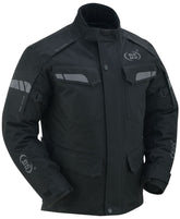 Heavy Duty Polyester Textile Mens motorcycle Jacket